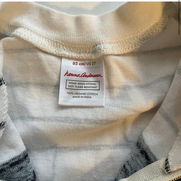 Hanna Andersson Sleeper Baby 2T White Halloween Mummy Zip One Piece Organic - Picture 2 of 5